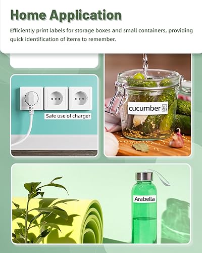 Miniatura 9 de Vixic M960 Black on Clear Labels Tapes 2PK 18mm