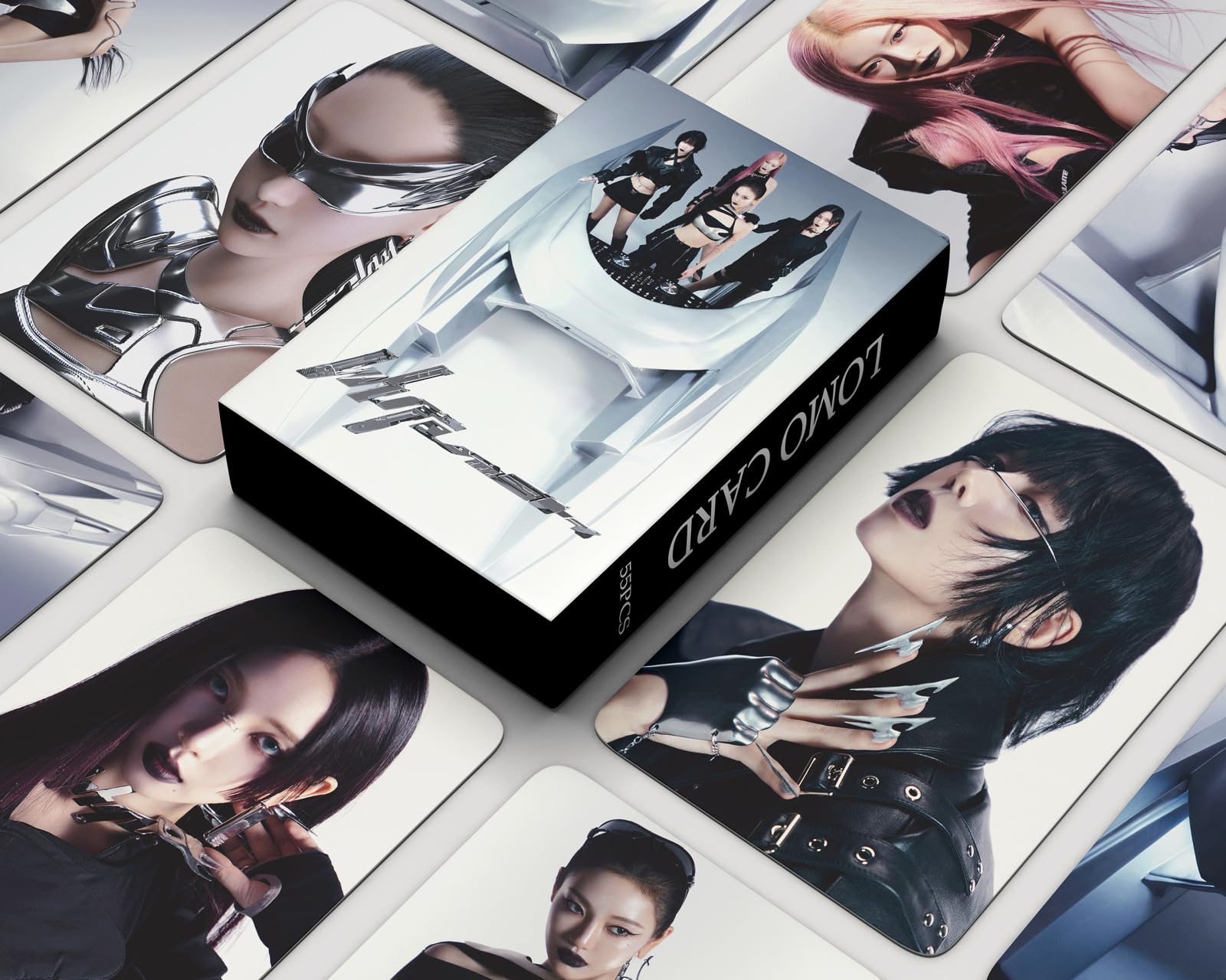 MXP 55Pcs Aespa Album Whiplash Photocard Aespa Whiplash Album Card