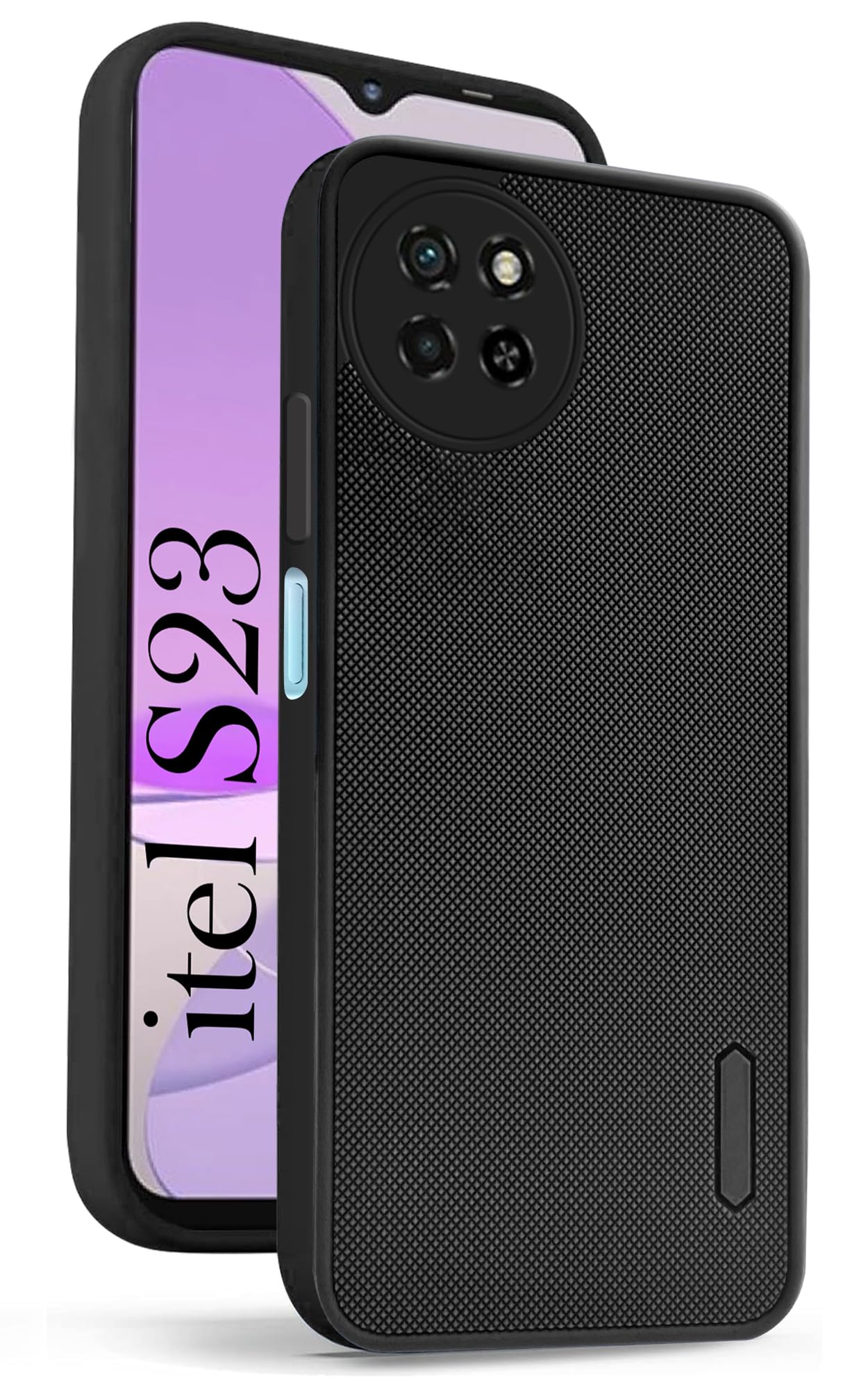 Jkobi Back Cover Case for Itel S23 (Textured Grip Design | Camera Protection | Slim and Light Weight | Soft Touch and Feel | Black) (B0CZZX2YD4) Amazon Price History, Amazon Price Tracker