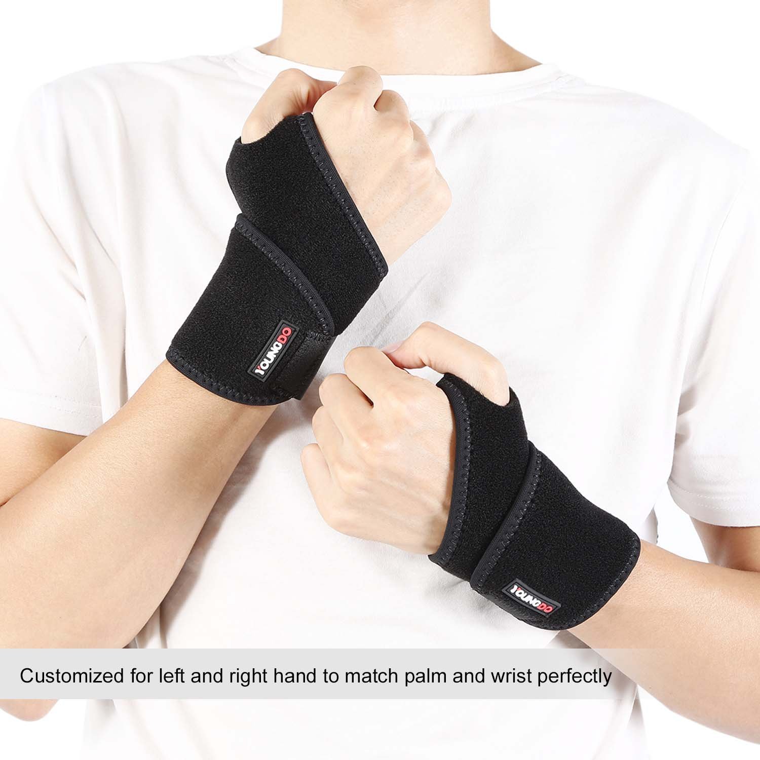 Buy YOUNGDO Wrist Support, Wrist Brace Adjustable Breathable Neoprene