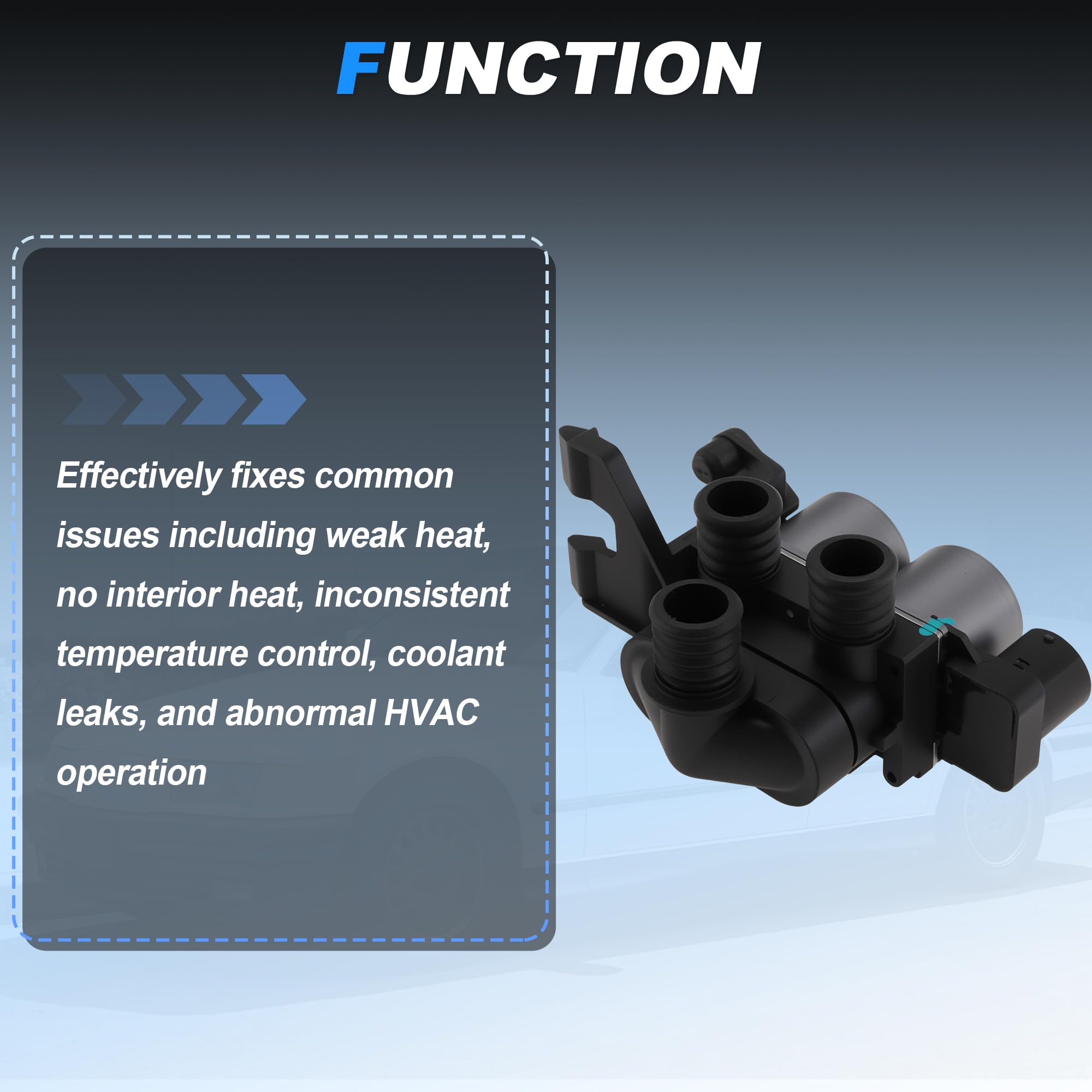 A ABSOPRO Válvula de Control del Calentador para BMW 318i/318is 92-99 1 Pca