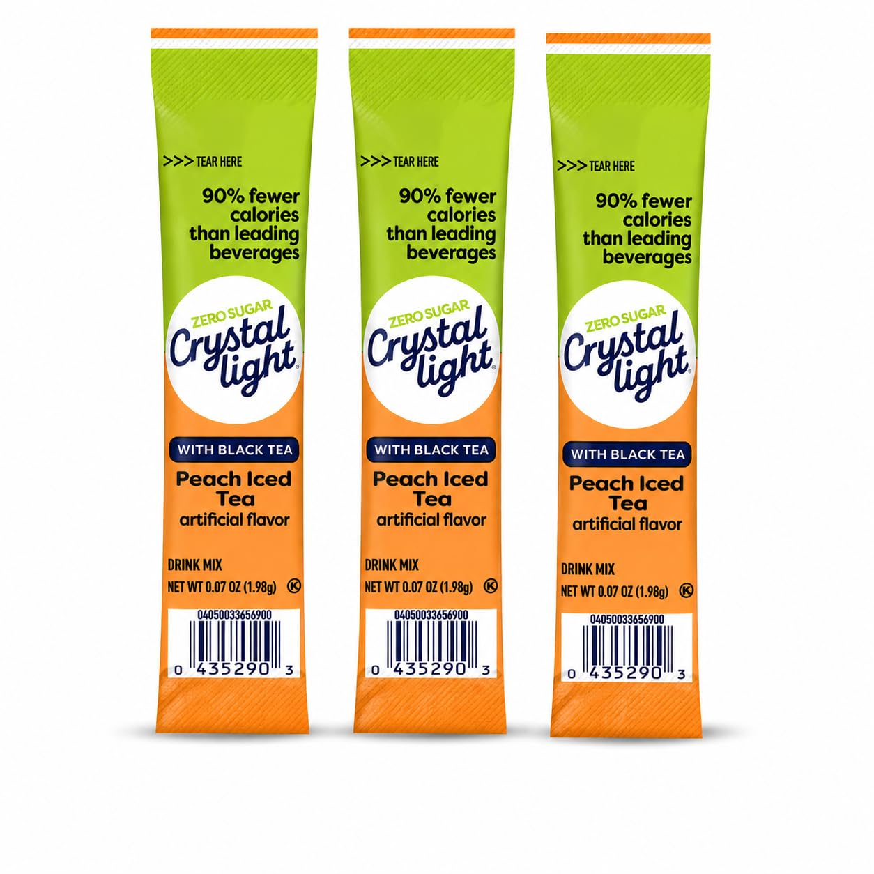 Crystal Light Peach Iced Tea Drink Mix Sticks with Black Tea Zero Sugar Pack of 3 (Imported) From Biteza 1.98g Each Stick Total 5.94g (Imported)-image-5