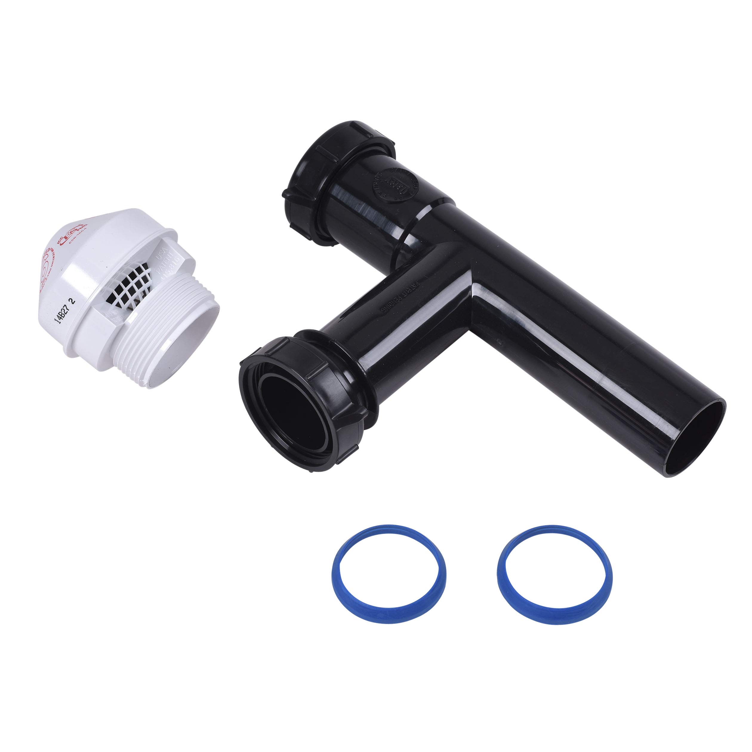 Valve d'admission d'air Sure Vent 6 DFU Oatey 39226 avec adaptateur noir