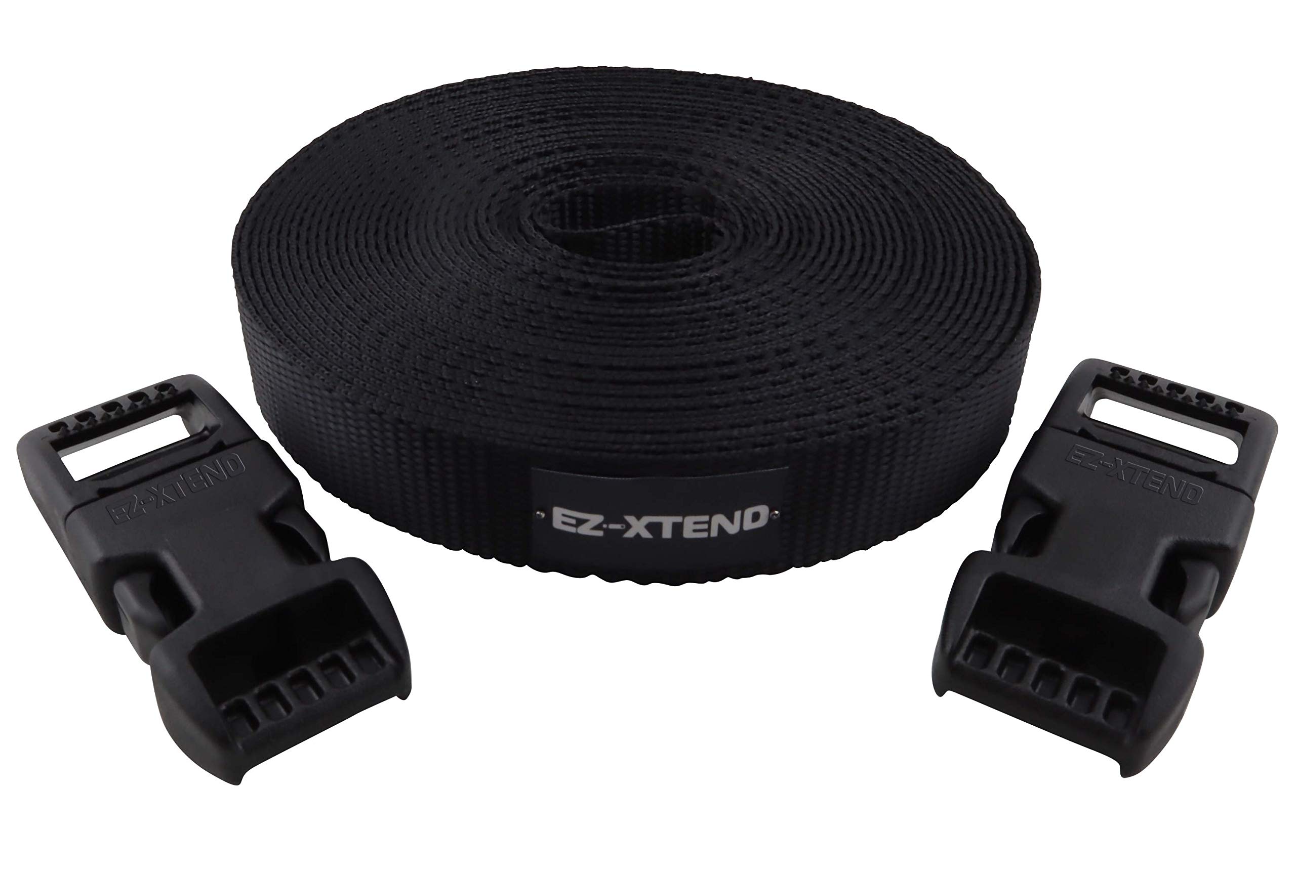EZ-Xtend Extra Heavy Duty 1 inch Quick Release Buckles With Heavy Duty 1" Polyester Webbing for Easy DIY 1" Webbing Straps