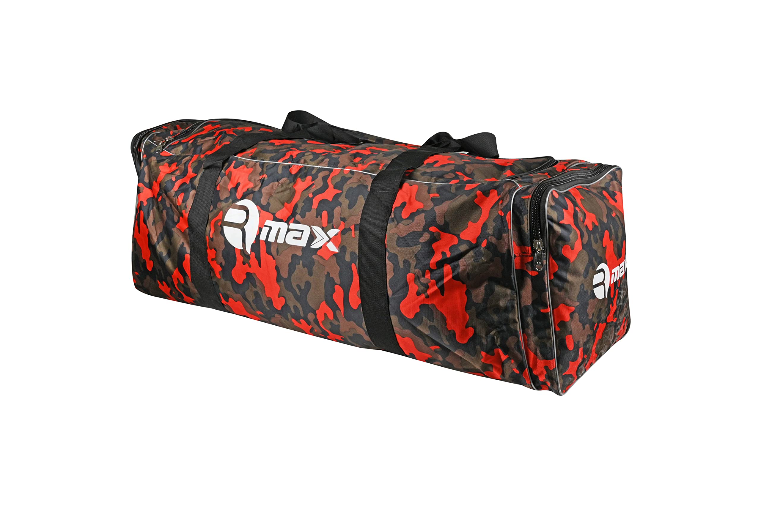 RMAX Professional Cricket Team Kit Bag, Individual Cricket Kit Bag Full Size, Polyester Cricket Kit Bag, Cricket Kit Bag with Side Pockets (RED CAMOUFLAGE) (B0B8D12TZS) Amazon Price History, Amazon Price Tracker