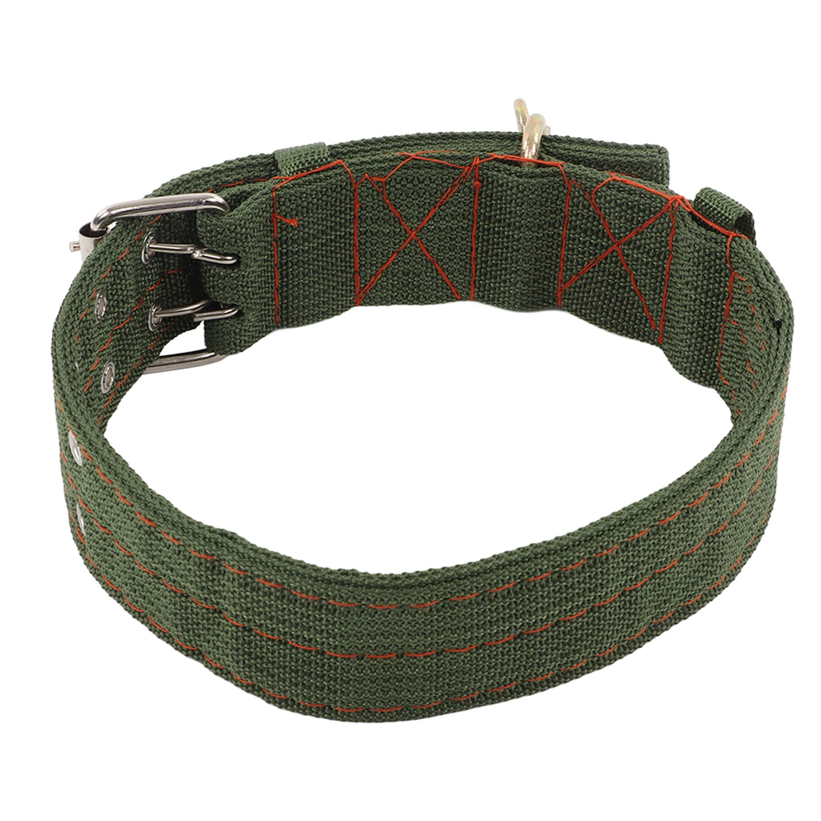 Jiawu Collier de chèvre réglable résistant à l'usure avec boucle ardillon à double rangée pour animaux de la ferme