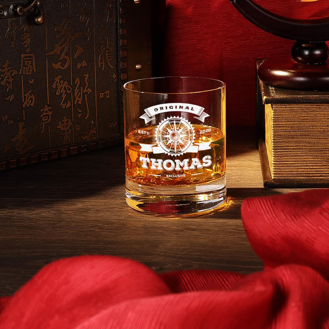 Bicchiere Whiskey personalizzato con logo o scritta- Incisioni