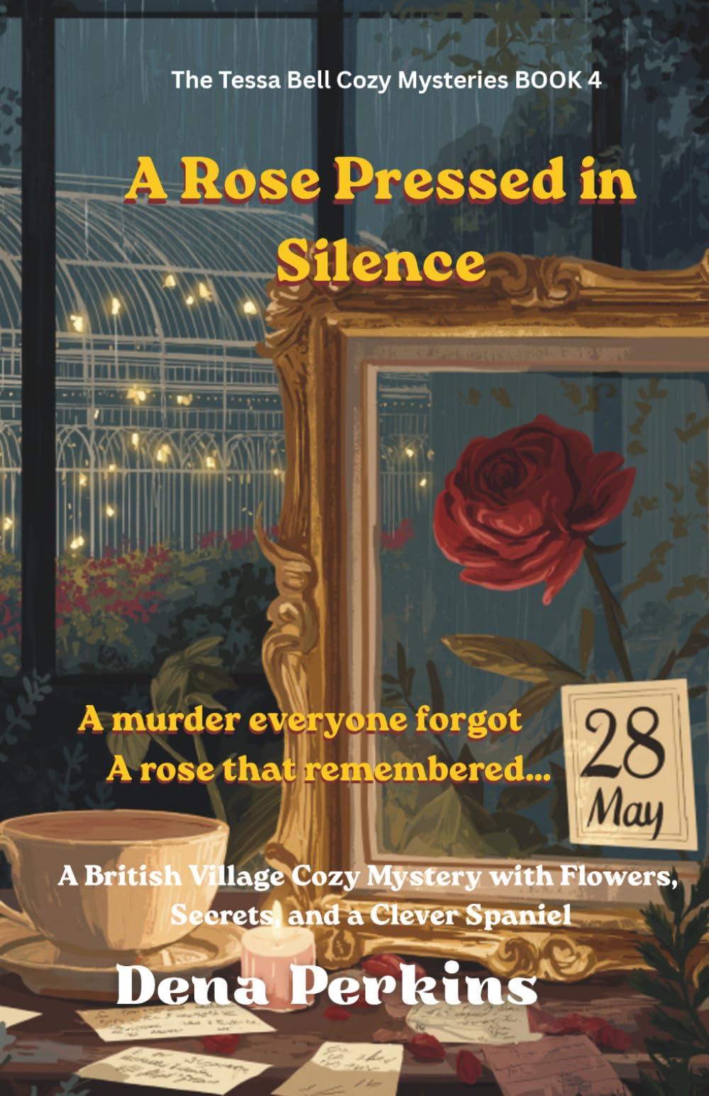 A Rose Pressed in Silence: A British Village Cozy Mystery with Flowers, Secrets, and a Clever Spaniel, (The Tessa Bell Cozy Mysteries BOOK 4).
