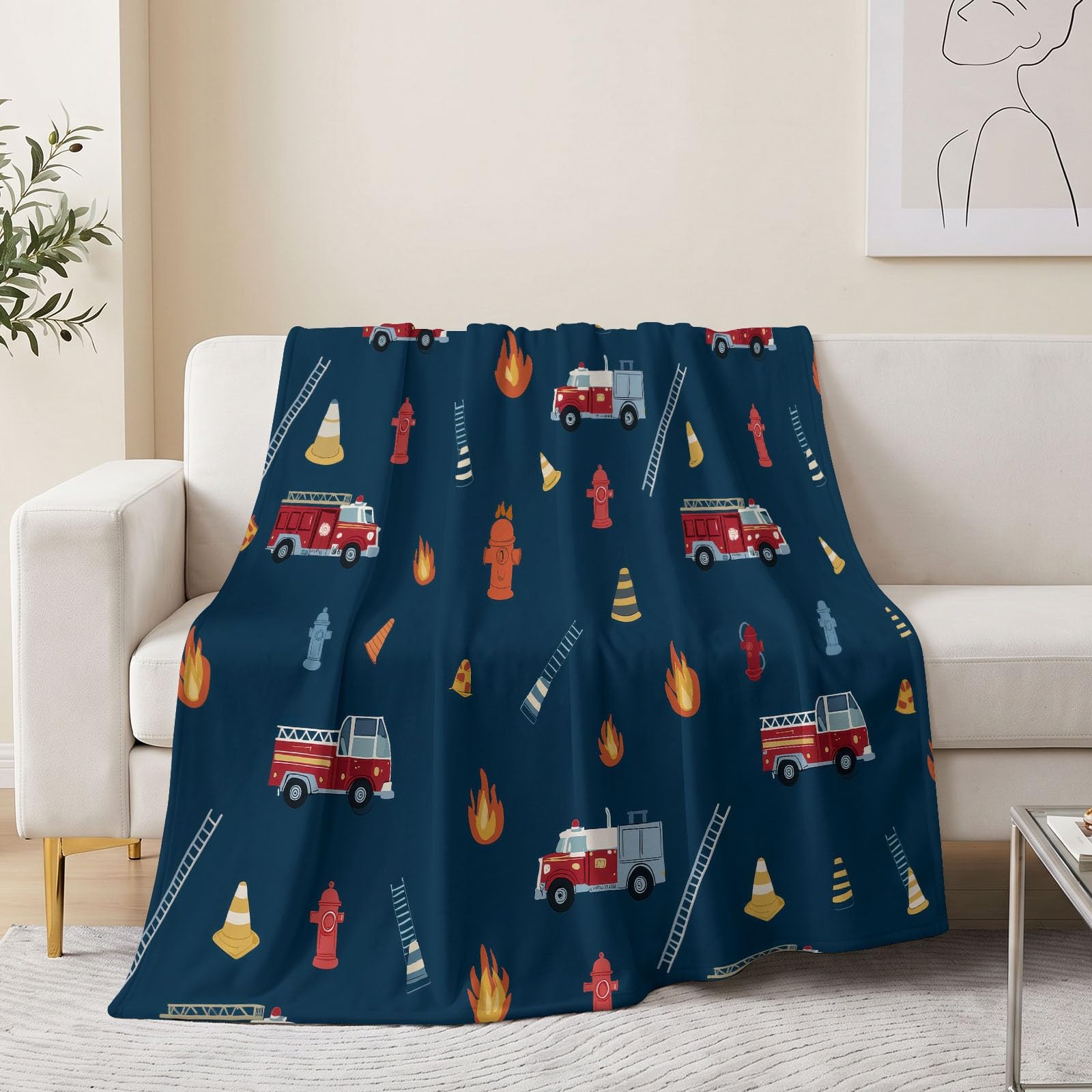 Coperta morbida e calda e leggera, per bambini, adolescenti e adulti, in pile di flanella di flanella, 180 x 200 cm, colore: blu scuro