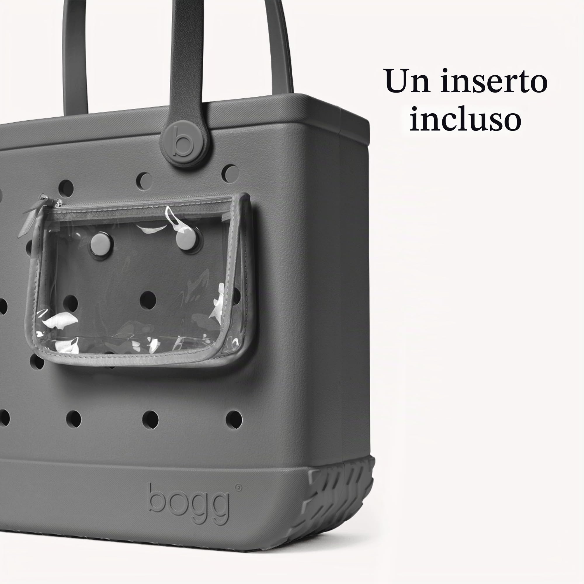 BOGG BAG Borsa piccola impermeabile lavabile per spiaggia, barca, piscina, lavoro, scuola, sport, 38 x 33 x 13 x 13 cm, borsa leggera e carina