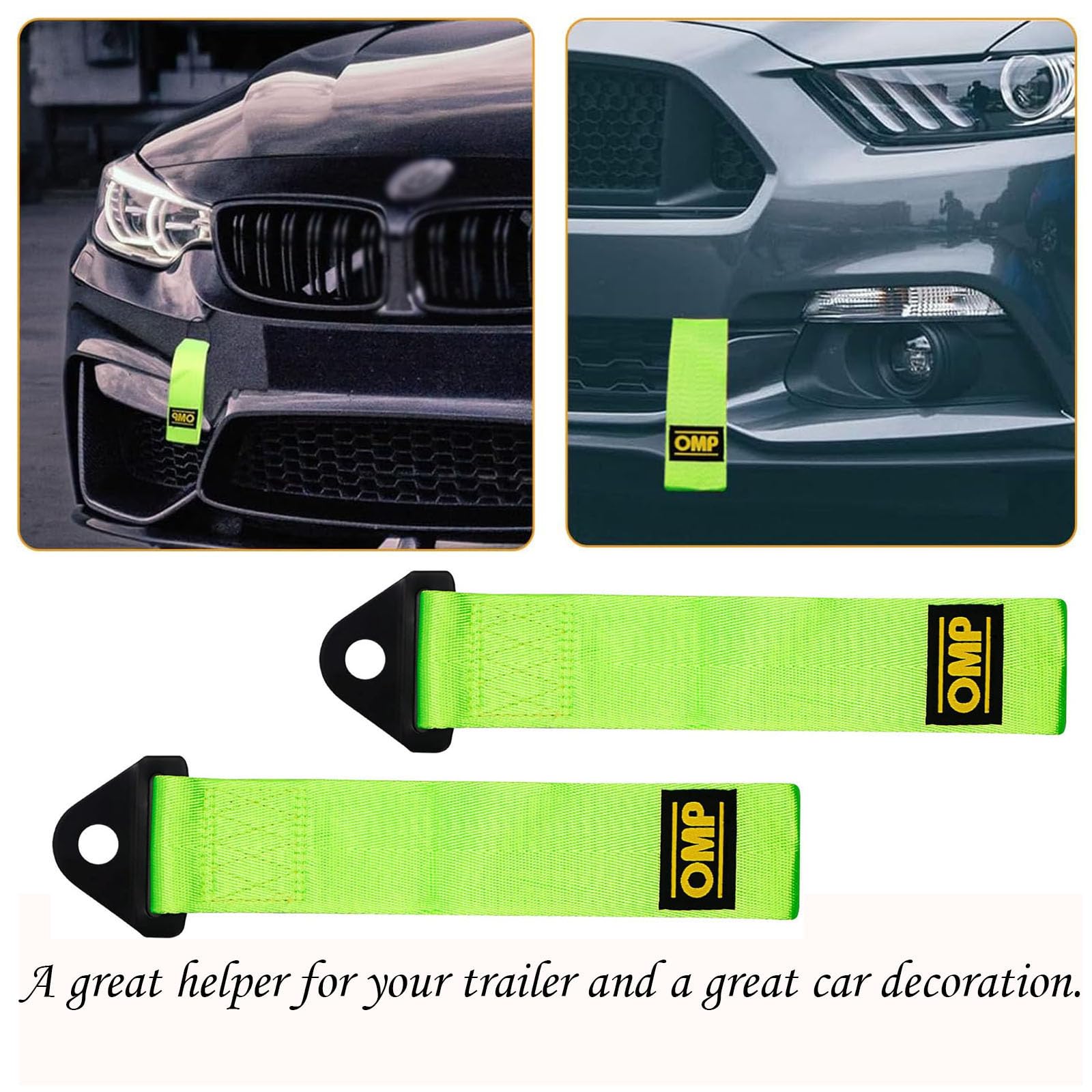 Sangle De Remorquage Corde De Voiture De Course Universal Sangle De