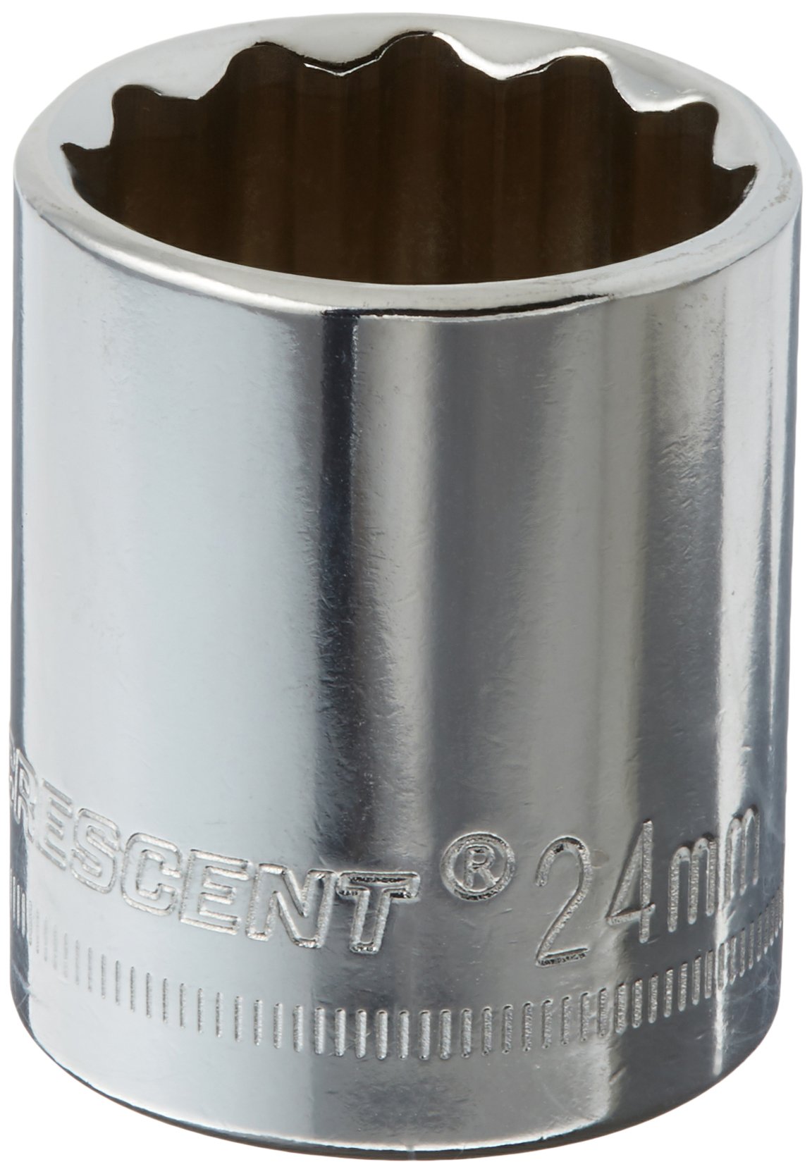 Crescent 1/2" Drive 12 Point Standard Metric Socket 24mm - CDS84N