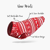 Vista 3 de Gooby - Chaleco de forro polar elástico, chaqueta de forro polar para perros, suéter de estilo pullover, azul argyle, 3XL