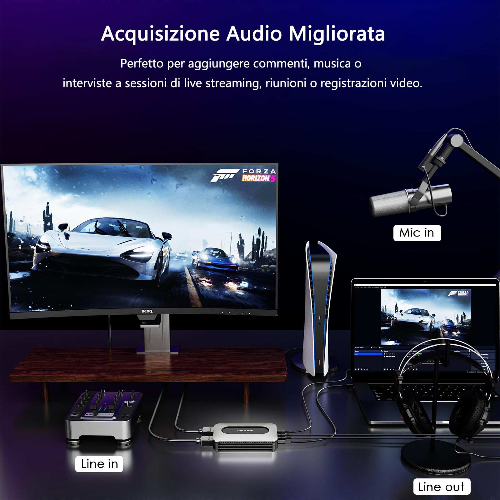 Scheda Acquisizione Video HDMI 4K WAVLINK - Per Streaming E Gaming, Plug-and-play - Foto 8