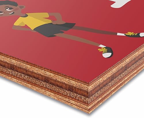 Miniatura 5 de UBTKEY Decoración de habitación infantil para niños, juego de 9 piezas de arte de pared para habitación de niños, decoración de pared motivacional