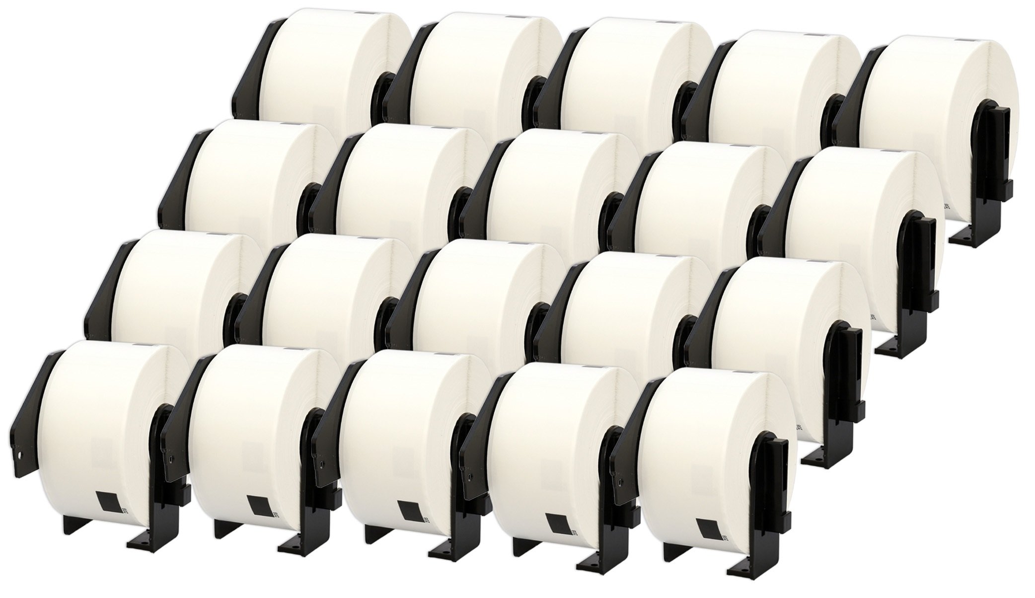 20 x DK-11208 38 x 90 mm kompatybilne rolki etykiet adresowych (400 etykiet na rolkę) do P-Touch QL-1110NWB QL-1100 QL-1060N QL-500 QL-500BW QL-570 QL-580 QL-700 QL-711 0W QL-8 00 QL-810W QL-820NWB