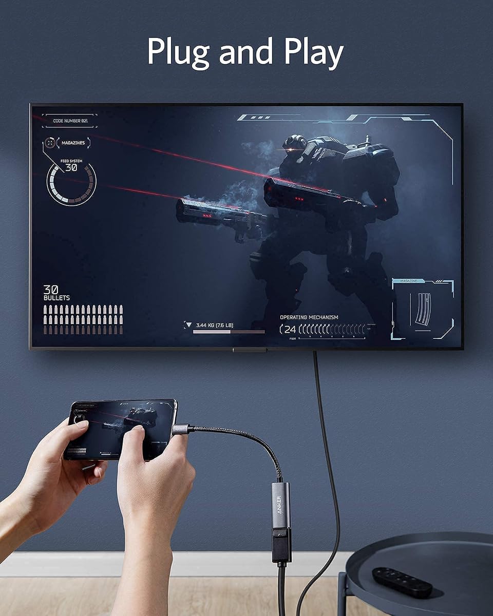 Anker 555 USB-C Hub (8-in-1, 4K HDMI, Ethernet, 100W PD) view 4