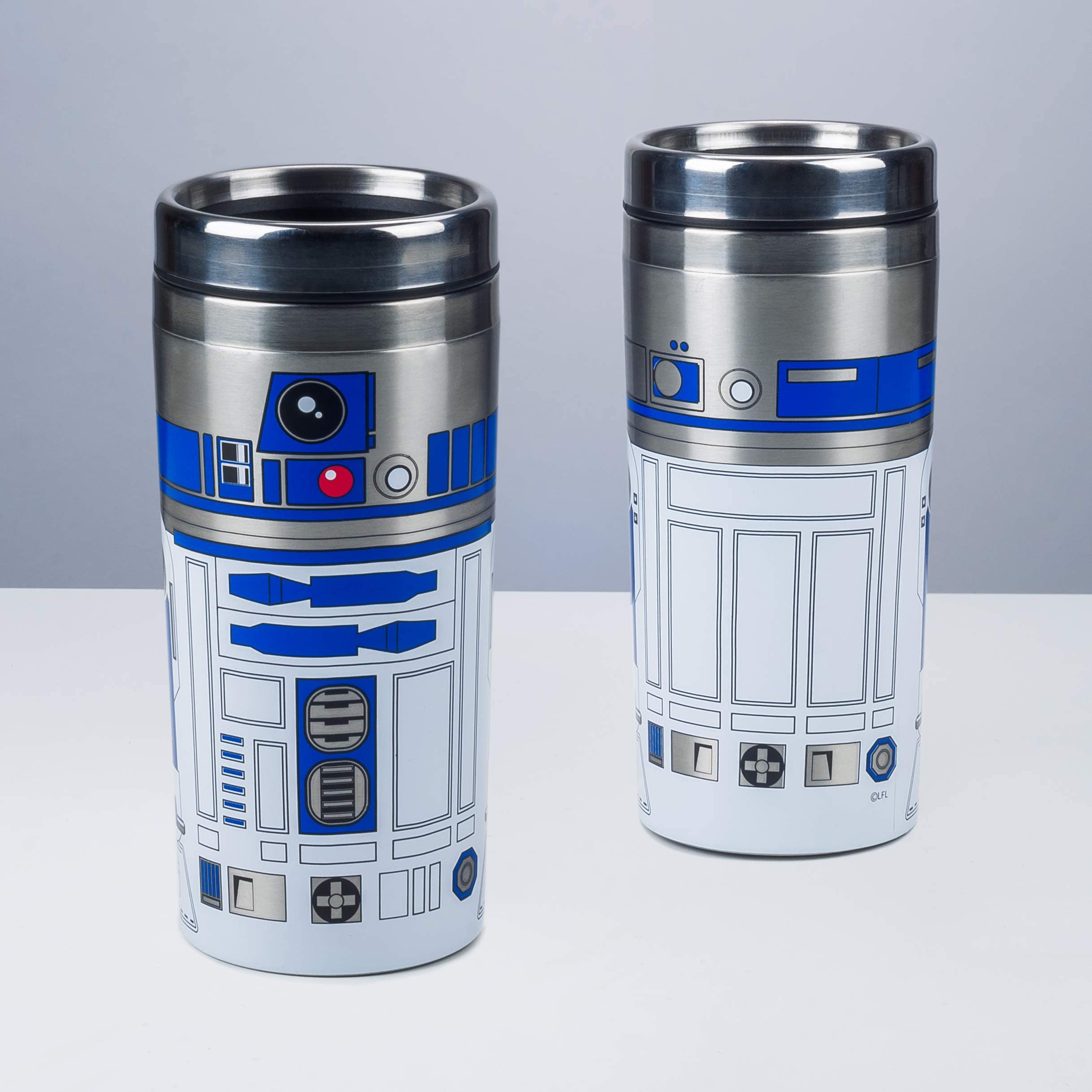 Borraccia R2-D2 Bottiglia Inossidabile Star Wars, Regalo per Fan Lucasfilm, 450ml