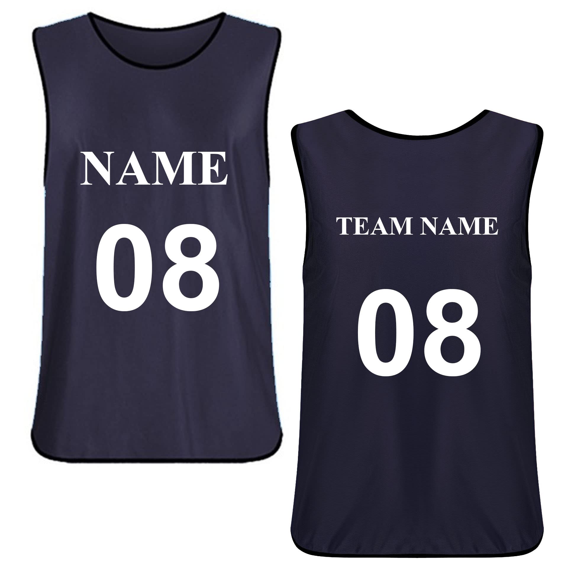 TopTie (prezzo/pezzo) Gilet da allenamento personalizzati Scrimmage bavaglini da calcio per adulti