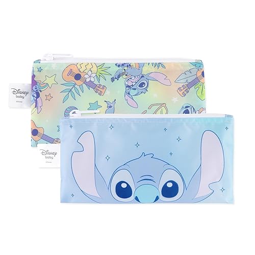 Miniatura 29 de Bumkins Bolsas reutilizables para sándwiches y aperitivos, para el almuerzo escolar de niños y para porciones de adultos, tela lavable, bolsa de A4