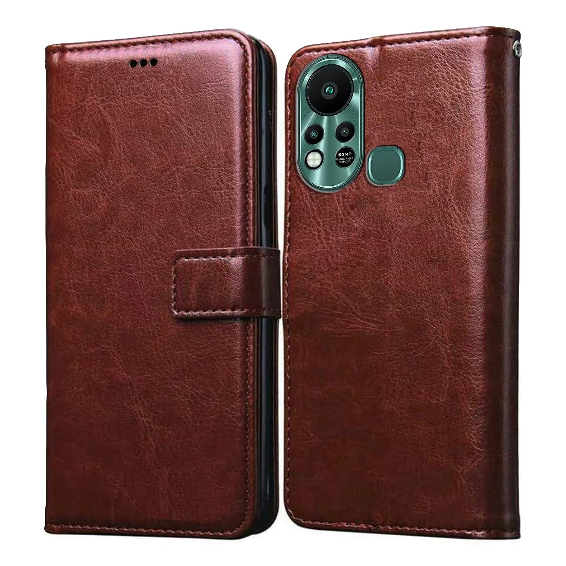 Amazon Brand- Solimo Flip for Infinix Hot 11S (Leather_Brown) (B09WWWGPRW) Amazon Price History, Amazon Price Tracker