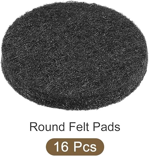 Miniatura 5 de METALLIXITY Almohadillas redondas de fieltro para muebles (0.78 x 0.18 pulgadas), 16 unidades, protectores de suelo autoadhesivos, para el hogar,