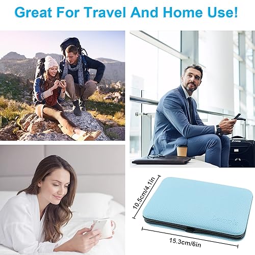 Miniatura 7 de Juego de manicura profesional de pedicura, kit de cortaúñas  18 herramientas para el cuidado de uñas  Kit de aseo con lujosa funda de viaje mejorada