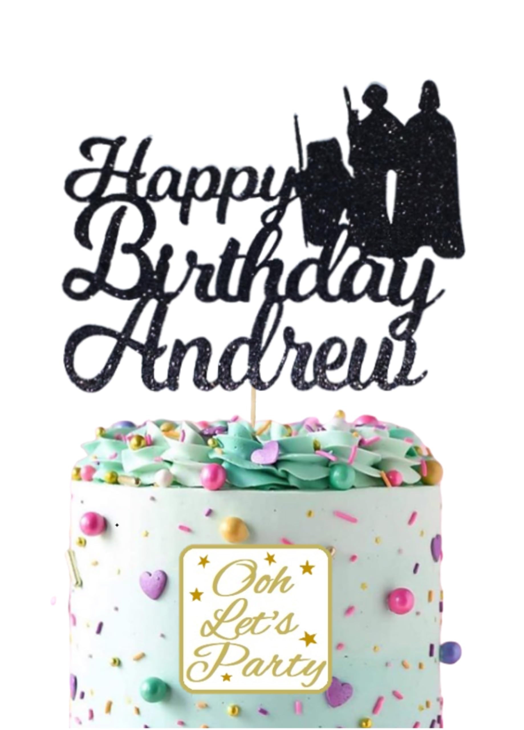 Extra Large Sci-Fi Birthday Cake Topper