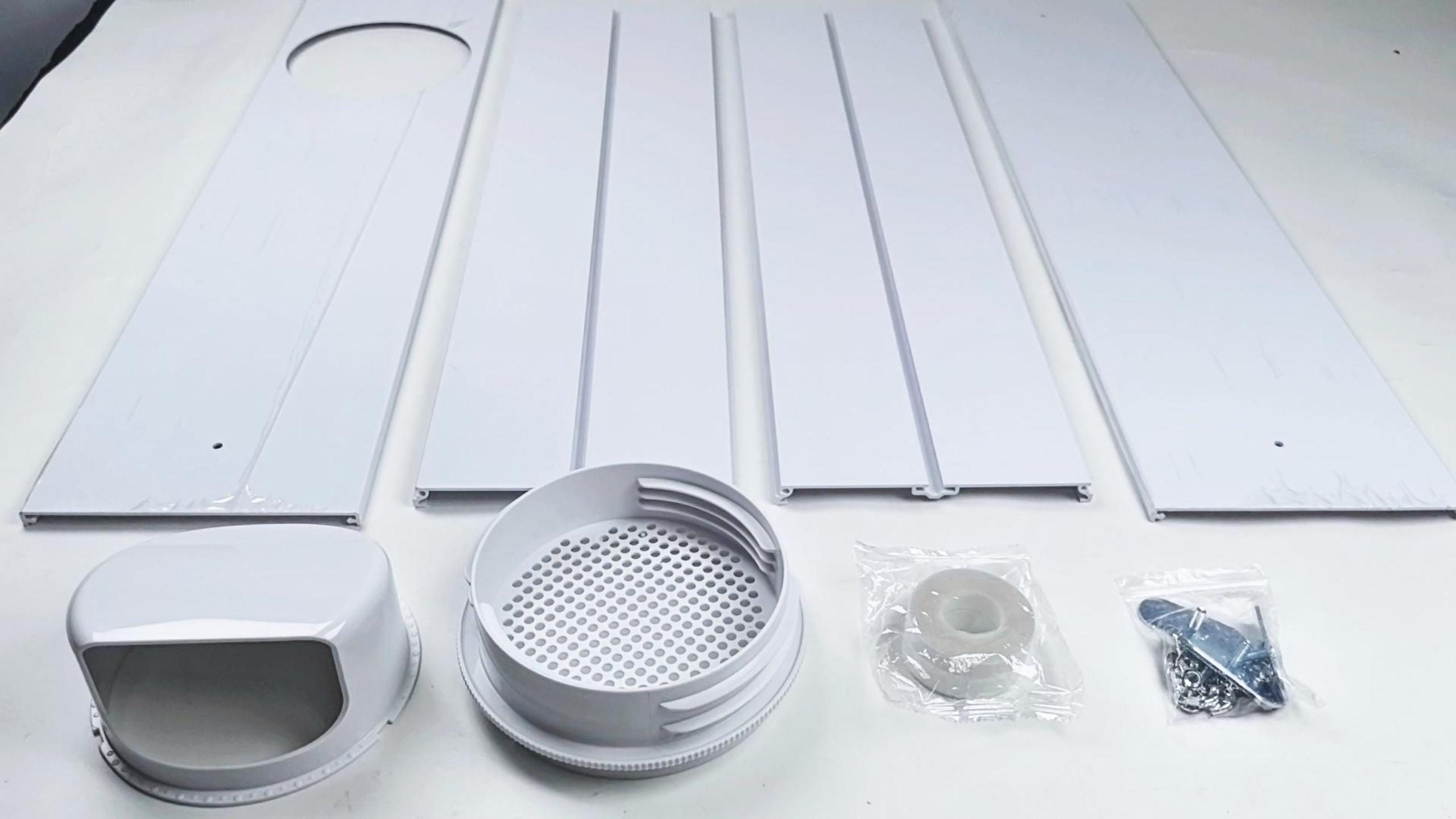 Amazon.co.jp: 窓用ダクトパネル 4枚セット テラス窓用 窓枠高さ