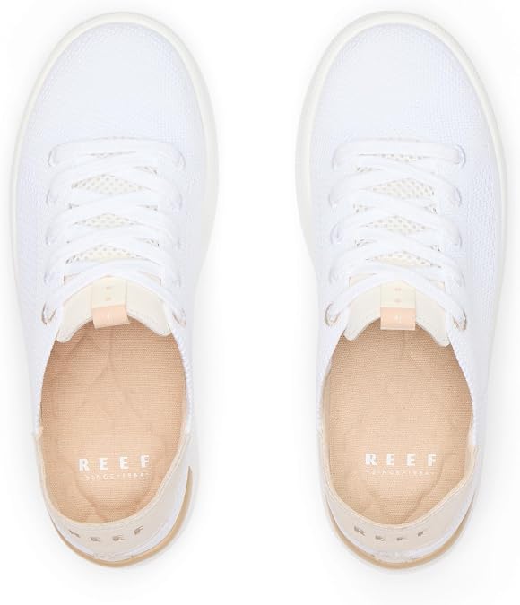 REEF Neptune Women's Shoe, Lightweight & Breathable Stretch Knit Upper, Soft Cushion Footbed