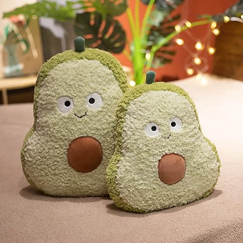 Miniatura 3 de COSGOO Almohada suave de 20 pulgadas para abrazar el aguacate lindo peluche de aguacate juguete de aguacate para niños animales de peluche para