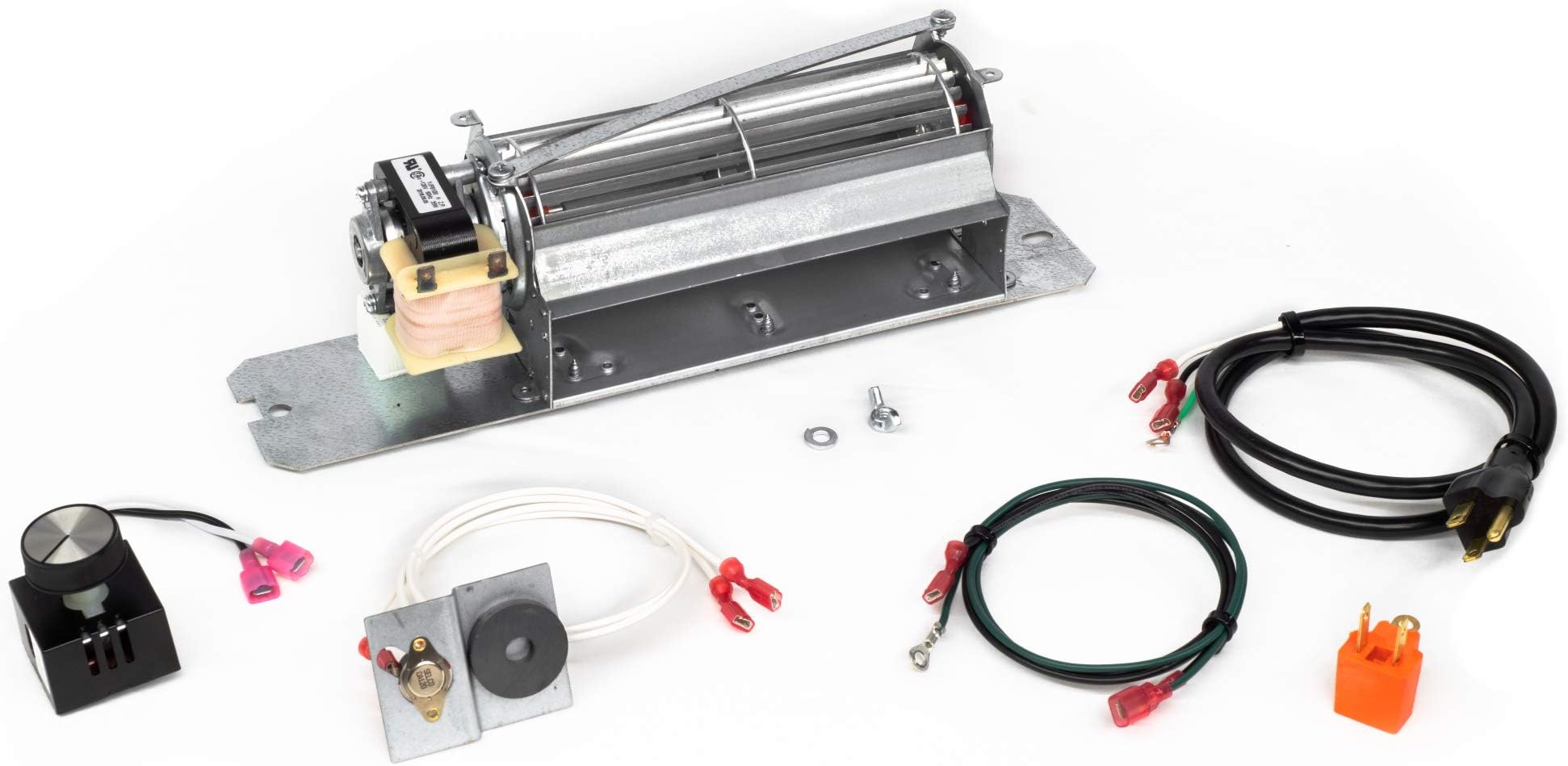 GZ550 Fireplace Blower Kit for Continental and Napoleon Fireplaces; Rotom HBRB58 | Ball Bearing, Quiet, High Air Flow, Energy Efficient