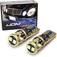 Vista 1 de iJDMTOY 10-SMD-5630 2825 W5W T10 Canbus - Bombillas de repuesto sin errores compatibles con luces de estacionamiento Audi BMW Mercedes Porsche