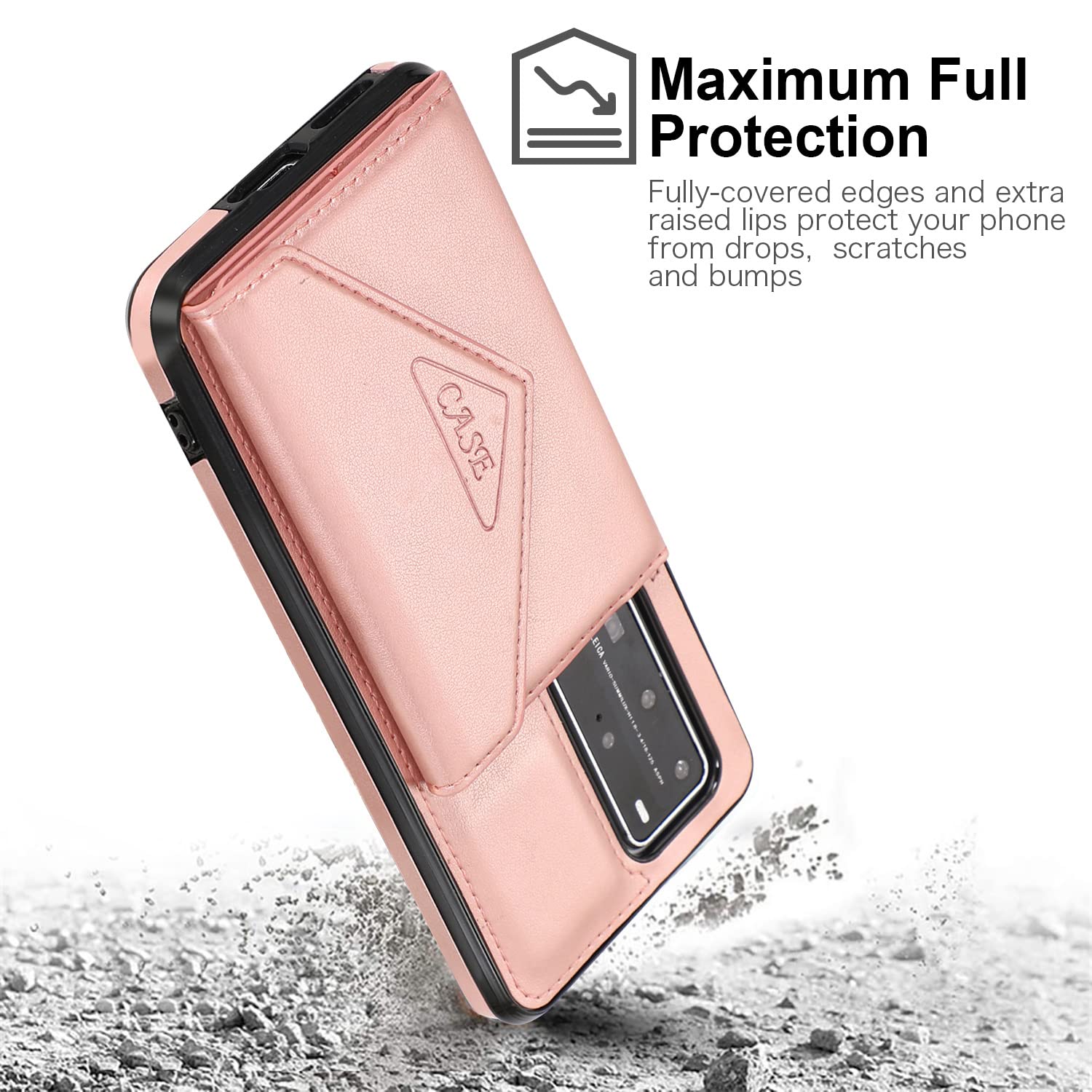 Custodia Saturcase Per Huawei P30 Pro - Pelle PU, Chiusura Magnetica