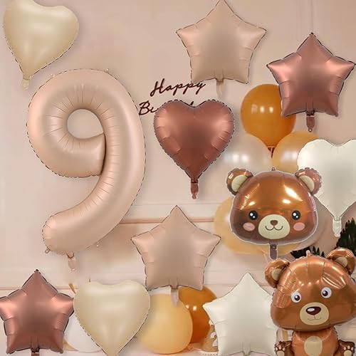 Miniatura 3 de 23 globos de oso, globos de oso de 40 pulgadas, globos de oso de peluche de 40 pulgadas, globos de cumpleaños, globos de aluminio de animales para