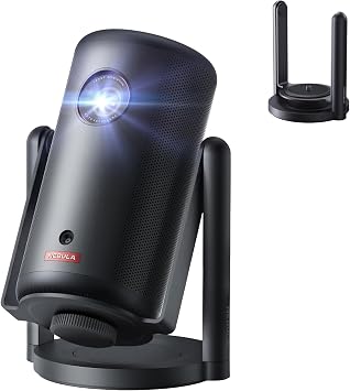 Anker Nebula Capsule 3 & Official Projector Gimbal Stand for Capsule Series Small Google TV-equipped Mobile Projector and Stand Set Home Use Full HD Netflix Compatible 200 ANSI Lumens Maximum 120 |     Google TV       HD Netflix  200ANSI                    3