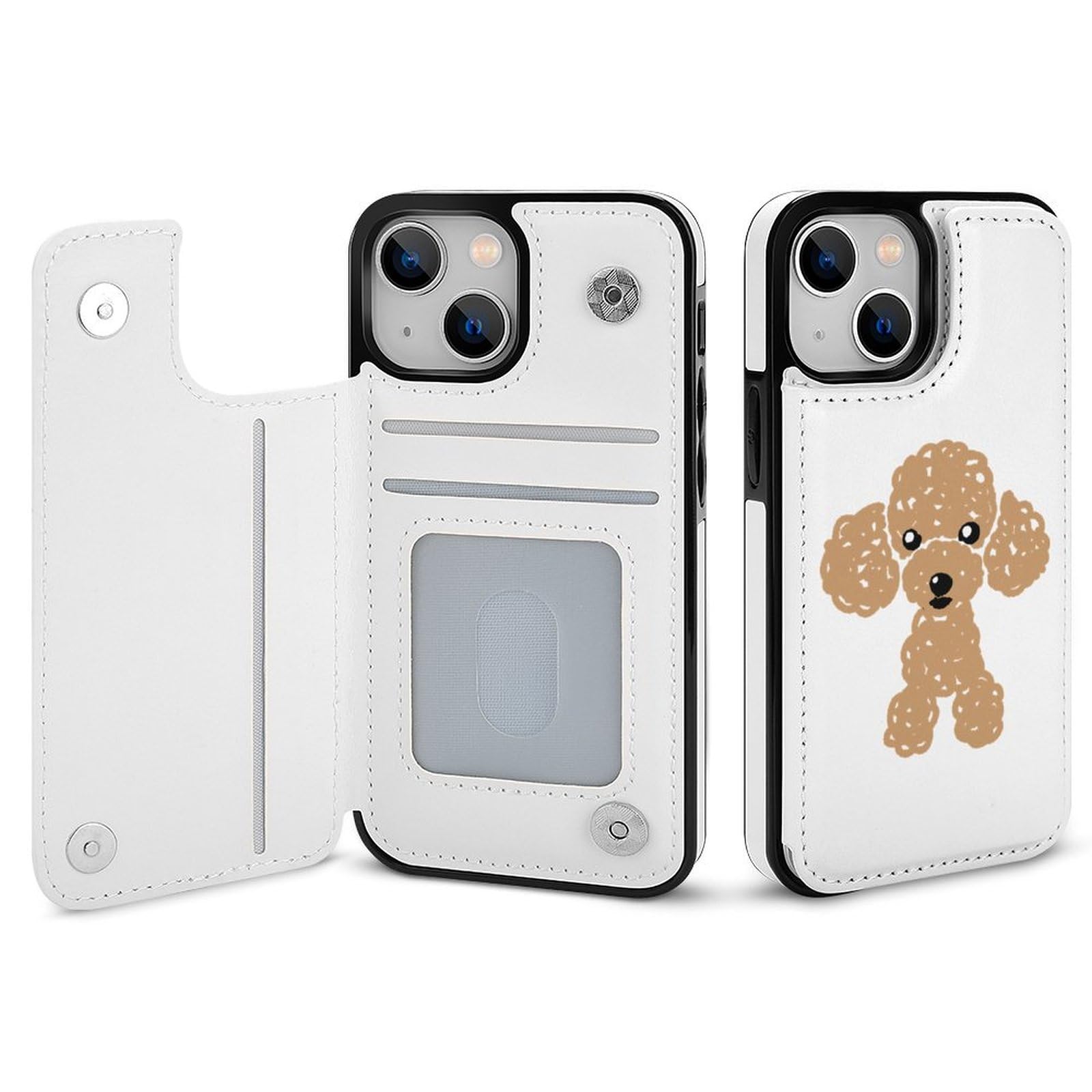 Amazon.co.jp: iPhone 14 Pro ケース 手帳型 トイプードル 犬 萌え 