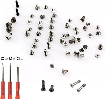 Mobofix Reemplazo Set Completo de Tornillos Compatible con iPhone 5 - Screws Full Set with Bottom Pentalobe Screws Mobofix Reemplazo Set Completo de Tornillos Compatible con iPhone 5 - Screws Full Set with Bottom Pentalobe Screws