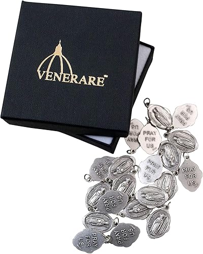 Miniatura 2 de Venerare Medalla a Granel Lote de 20 Colgante de Santo de Metal (San Agustín), Metal