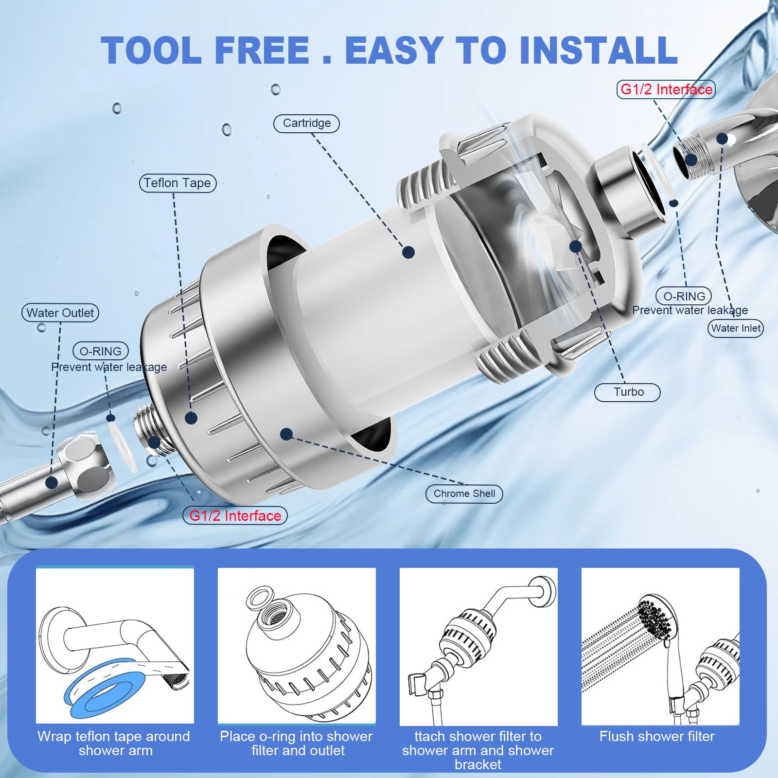Replace Your Shower Filter - Chlorine & More -7