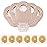 Carbou 21 PCS Ostomy Supplies Colostomy Bags Two Piece Drainable Pouches with Closure 12, Ileostomy Stoma Care,Cut-to-Fit(15pcs Bags+6pcs Barrier)