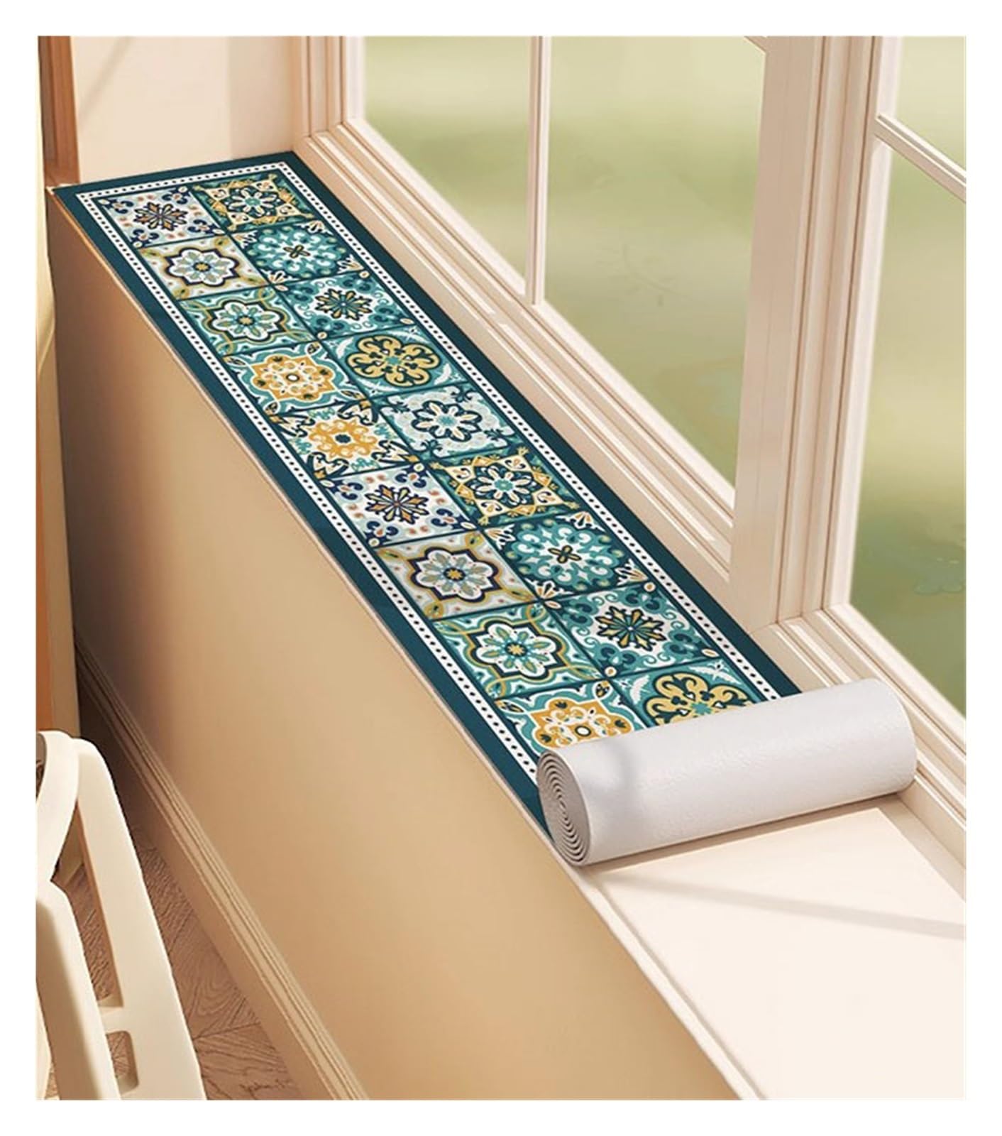 Tapis de remplacement de fenêtre de balcon et coussin de baie vitrée