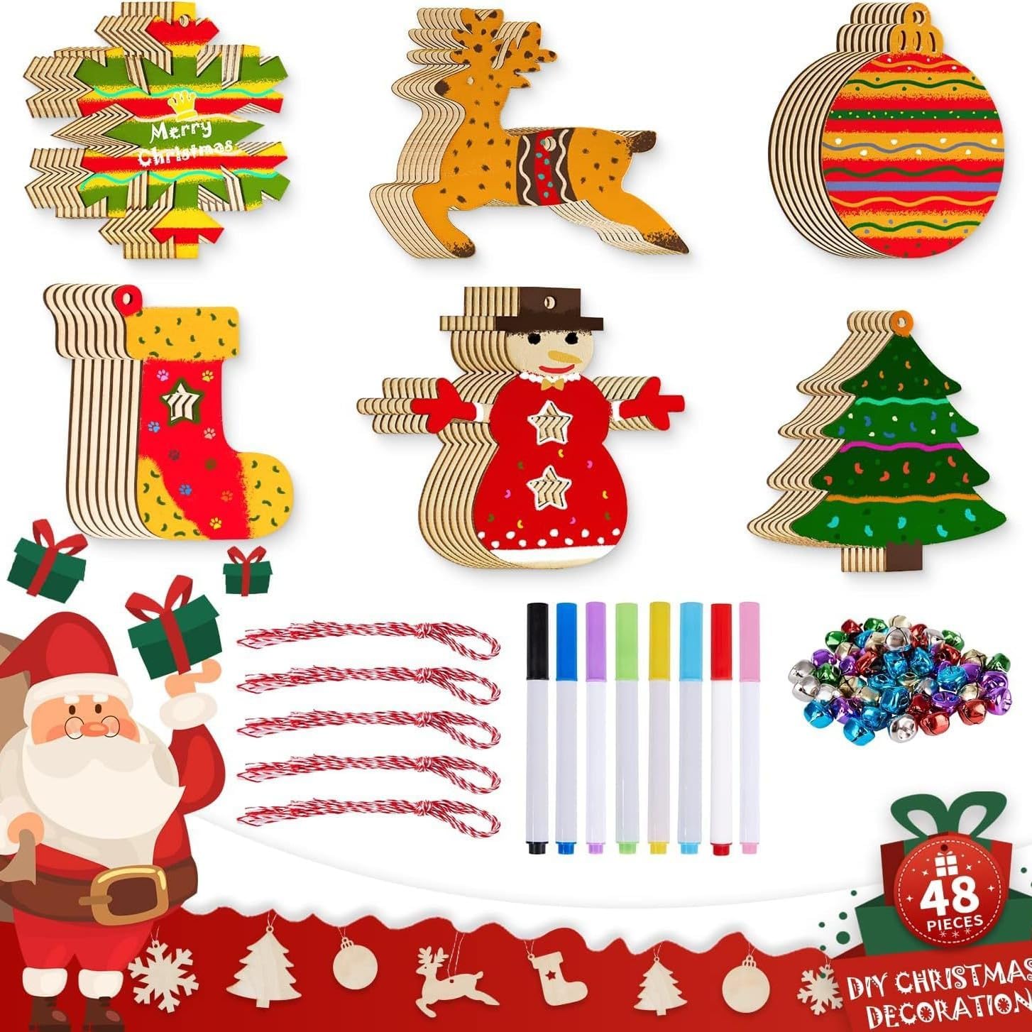 Paint Kit for Kids, Watercolor Painting Kit,Arts and Crafts Toys, Activities Kits Art Set DIY Supplies Christmas Decorations Toy Gifts Toys for Girls and Boys