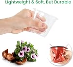 36 Packs 5/4/3.5 Inch Reinforced Clear Nursery Pots with Drainage Hole, Transparent Variety Pack Plastic Plant Pot Seedling Planter Seed Starter Flower 20pcs Labels