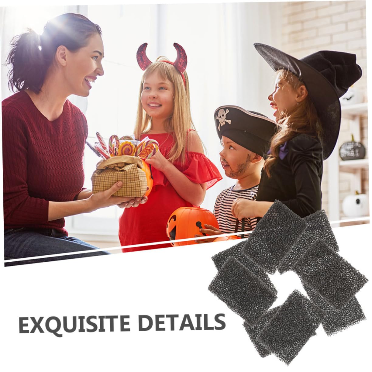 Healvian 96 Pezzi Spugne Makeup per Ferite Halloween Pz Strumenti per e Facili Applicare e Riutilizzabili per Zombie e Costumi Halloween
