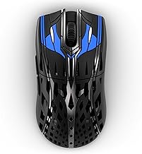 Trinity Wireless Gaming Mouse 8K - 39 Grams Ultralight Esports Pro Gamer Flawless Professional Custom Xero PAW3950 Optical Sensor 36,000 DPI - 8000Hz -100% PTFE Symm2 - Solid Midnight Eclipse