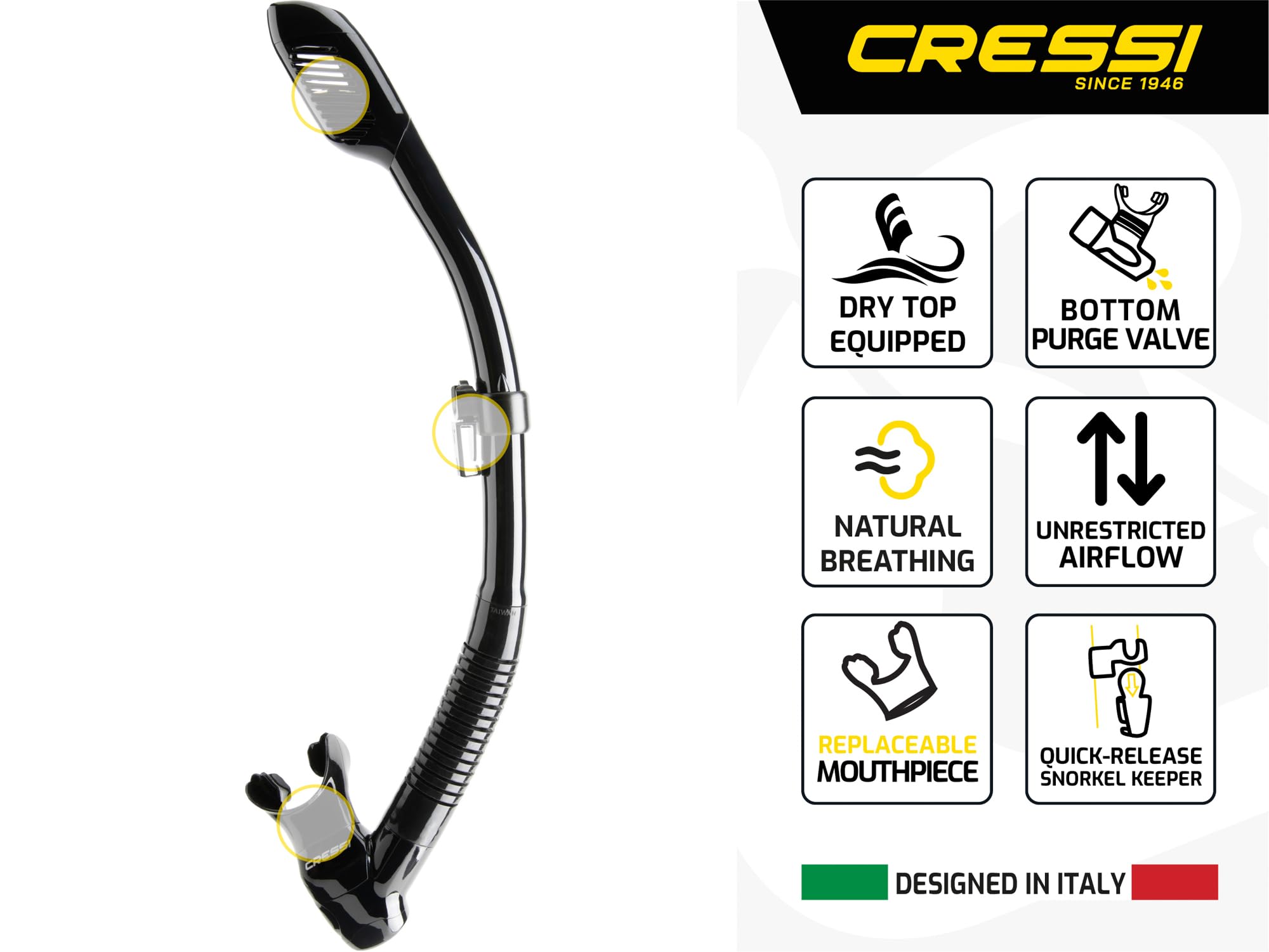 Cressi Supernova Dry, black/black