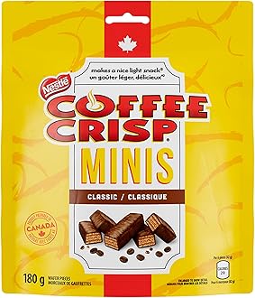 COFFEE CRISP Minis, 180g/6.3 oz