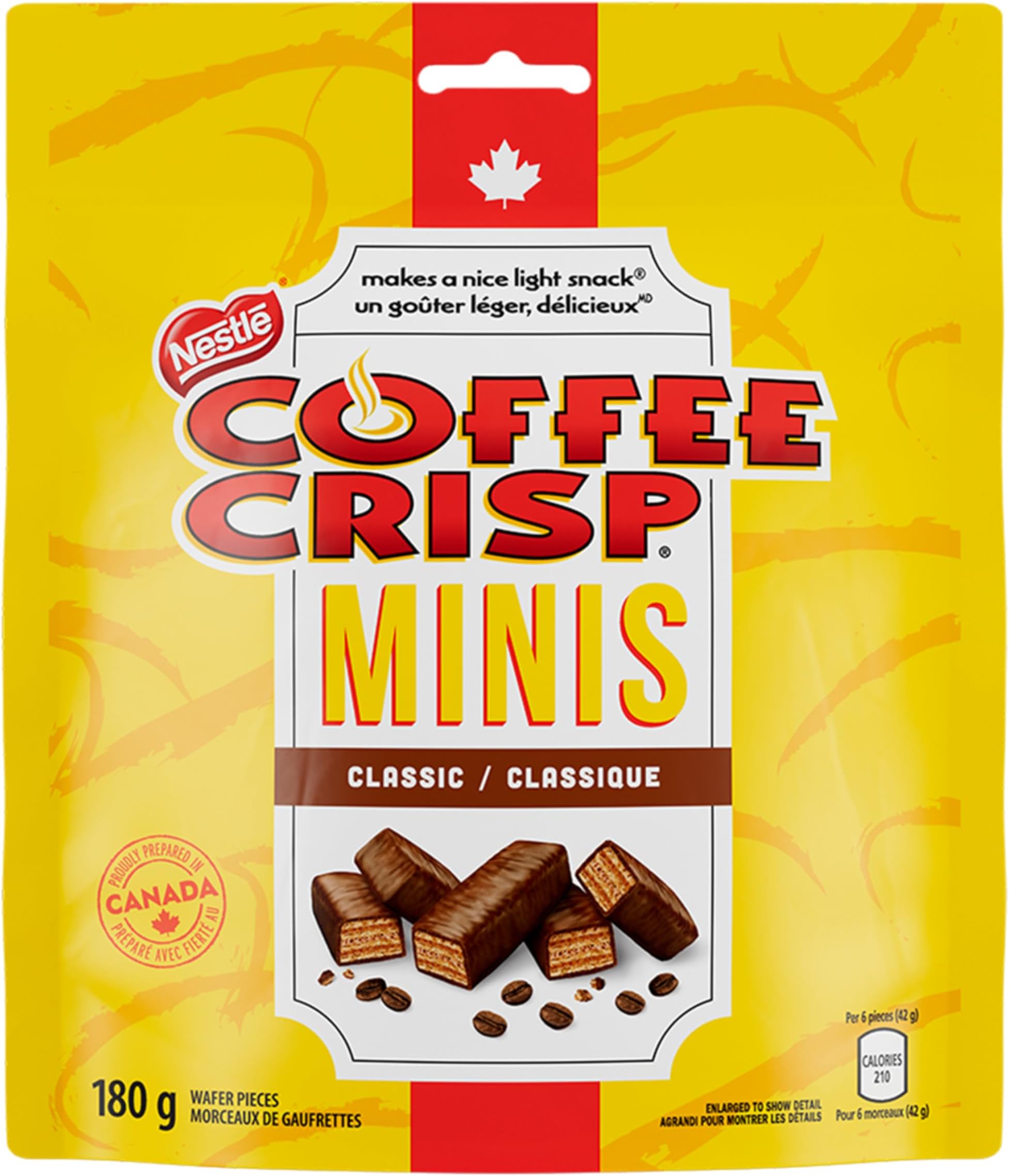 COFFEE CRISP Minis, 180g/6.3 oz