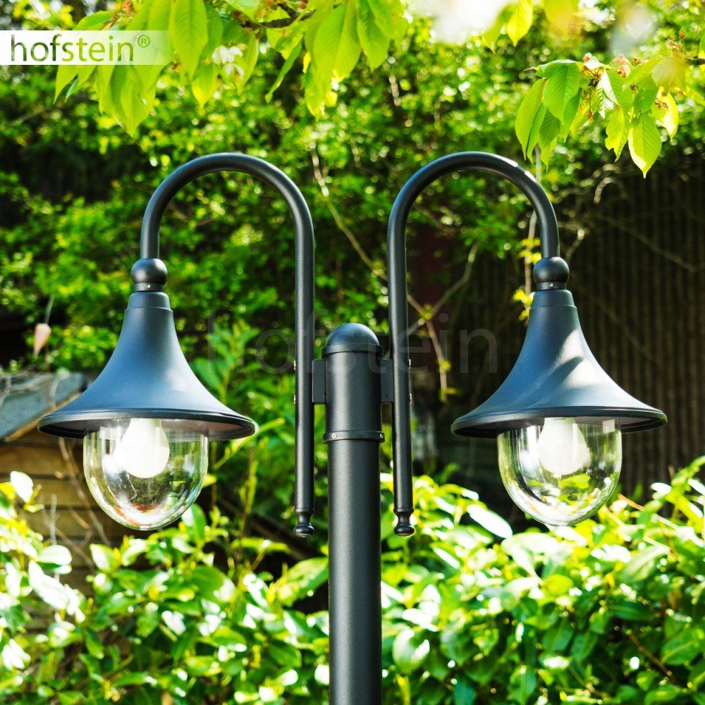 Außenstehleuchte Elgin 120 Cm – Retro-Design, Schwarz Matt, E27 IP44 – Wegeleuchte Für Garten & Eingang